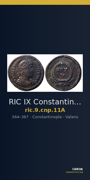 RIC IX Constantinople 11A — CANOA