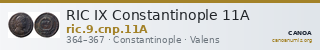 RIC IX Constantinople 11A — CANOA