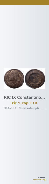 RIC IX Constantinople 11B — CANOA