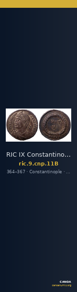 RIC IX Constantinople 11B — CANOA