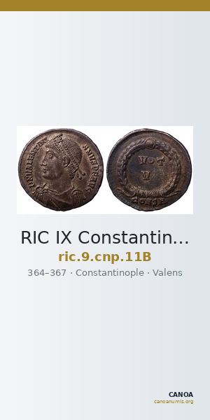 RIC IX Constantinople 11B — CANOA