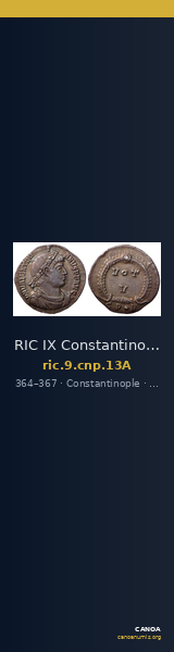 RIC IX Constantinople 13A — CANOA