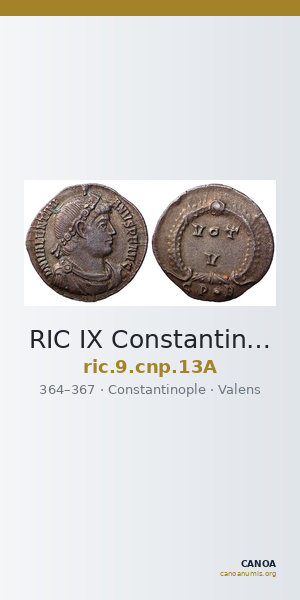 RIC IX Constantinople 13A — CANOA