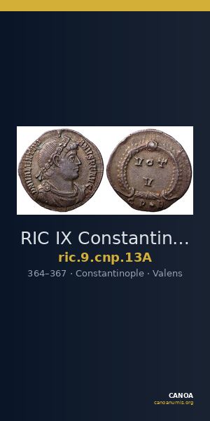 RIC IX Constantinople 13A — CANOA