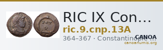 RIC IX Constantinople 13A — CANOA