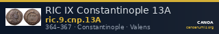 RIC IX Constantinople 13A — CANOA