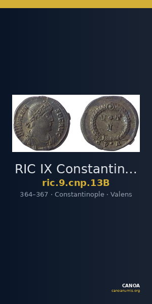RIC IX Constantinople 13B — CANOA