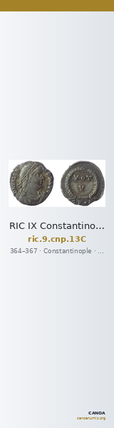 RIC IX Constantinople 13C — CANOA
