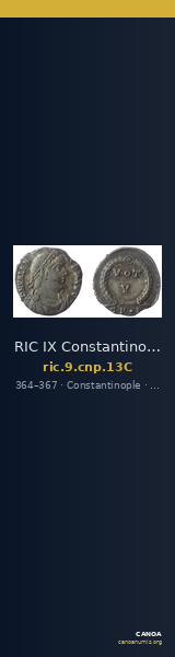 RIC IX Constantinople 13C — CANOA
