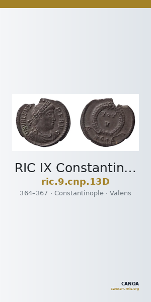 RIC IX Constantinople 13D — CANOA