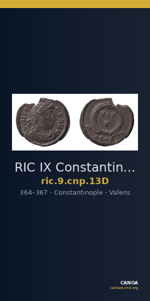 RIC IX Constantinople 13D — CANOA