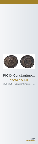 RIC IX Constantinople 13E — CANOA
