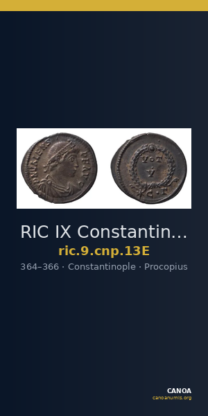 RIC IX Constantinople 13E — CANOA