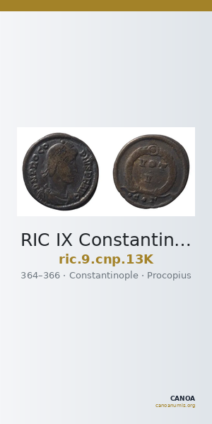 RIC IX Constantinople 13K — CANOA
