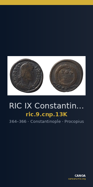 RIC IX Constantinople 13K — CANOA