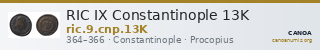 RIC IX Constantinople 13K — CANOA