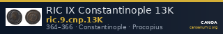 RIC IX Constantinople 13K — CANOA