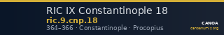 RIC IX Constantinople 18 — CANOA