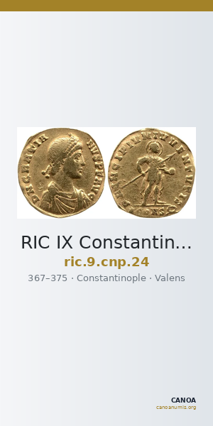 RIC IX Constantinople 24 — CANOA