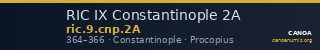 RIC IX Constantinople 2A — CANOA