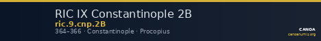 RIC IX Constantinople 2B — CANOA