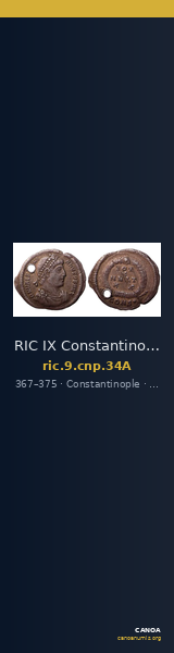 RIC IX Constantinople 34A — CANOA