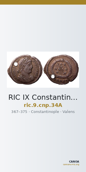 RIC IX Constantinople 34A — CANOA