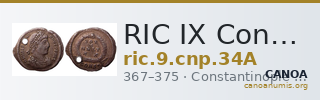RIC IX Constantinople 34A — CANOA