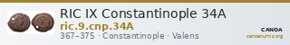 RIC IX Constantinople 34A — CANOA