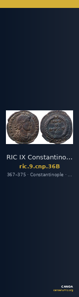 RIC IX Constantinople 36B — CANOA