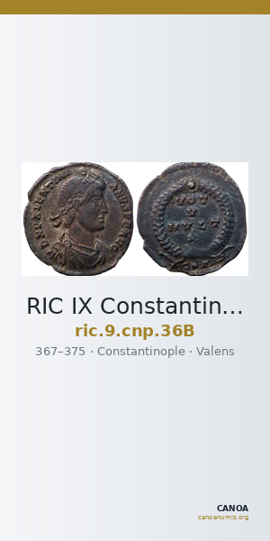 RIC IX Constantinople 36B — CANOA