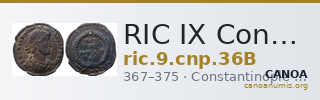 RIC IX Constantinople 36B — CANOA
