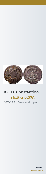 RIC IX Constantinople 37A — CANOA