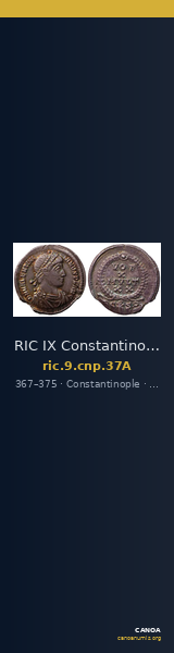 RIC IX Constantinople 37A — CANOA