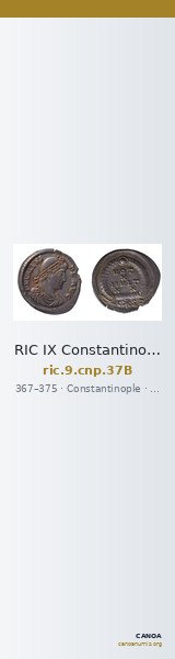 RIC IX Constantinople 37B — CANOA