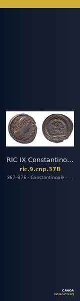RIC IX Constantinople 37B — CANOA