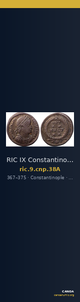 RIC IX Constantinople 38A — CANOA
