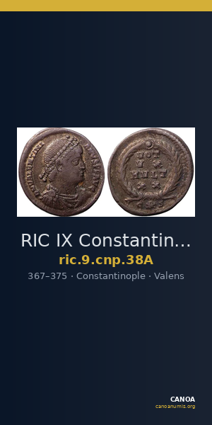 RIC IX Constantinople 38A — CANOA