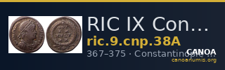 RIC IX Constantinople 38A — CANOA