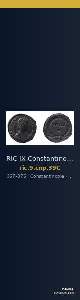 RIC IX Constantinople 39C — CANOA