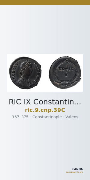 RIC IX Constantinople 39C — CANOA