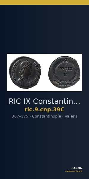 RIC IX Constantinople 39C — CANOA