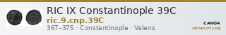 RIC IX Constantinople 39C — CANOA