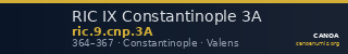 RIC IX Constantinople 3A — CANOA