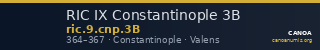 RIC IX Constantinople 3B — CANOA