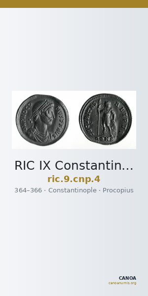 RIC IX Constantinople 4 — CANOA