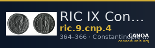 RIC IX Constantinople 4 — CANOA