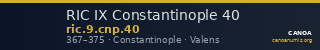 RIC IX Constantinople 40 — CANOA