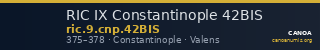 RIC IX Constantinople 42BIS — CANOA