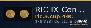 RIC IX Constantinople 44C — CANOA